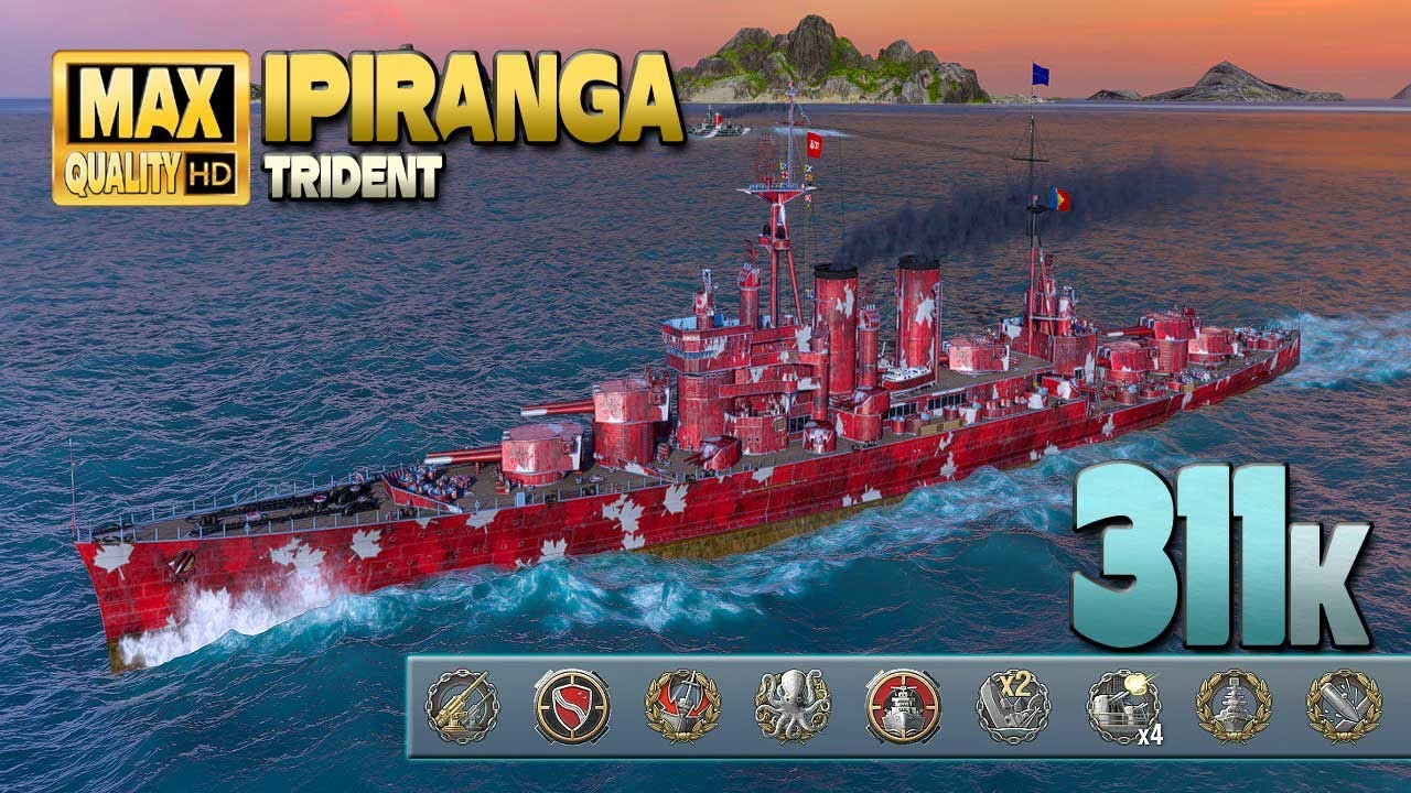 pancernik Ipiranga: Super agresywna gra - World of Warships