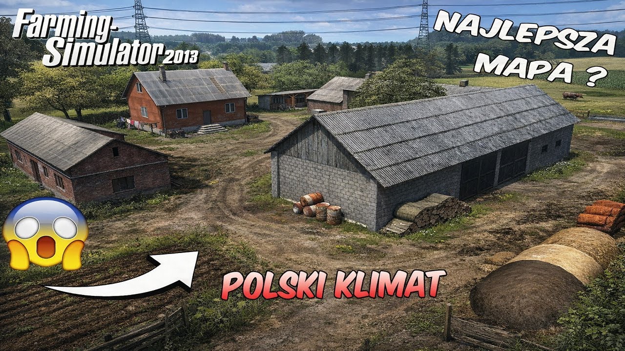 😱 NAJLEPSZA POLSKA MAPA ? 😱 MEGA KLIMAT 😱 FARMING SIMULATOR 13 😱 FS13