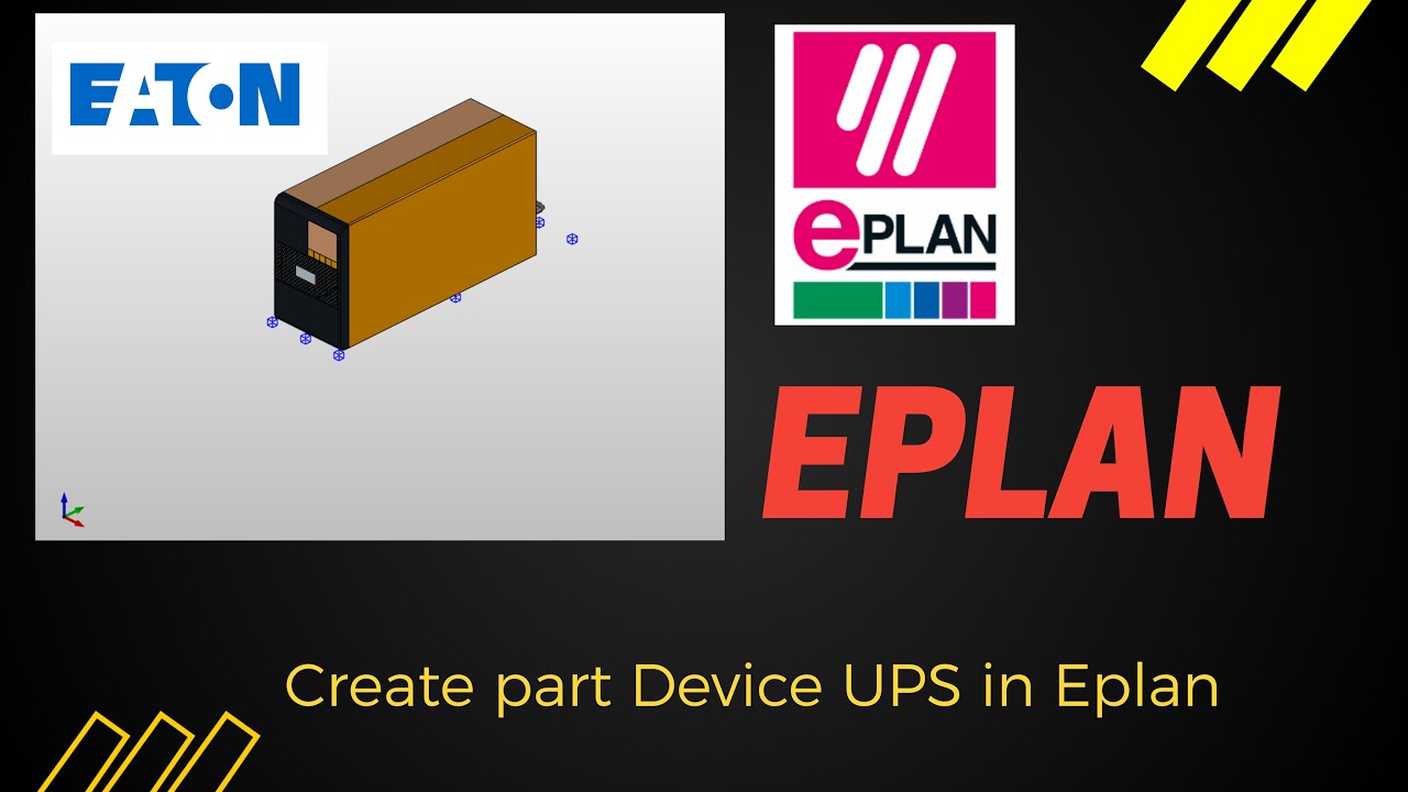How to create a device  (Eaton UPS) in EPLAN