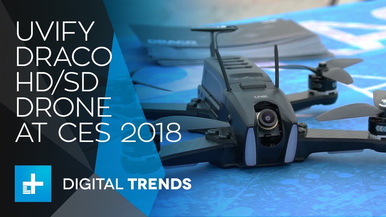 UVIFY Draco HD/SD Drones at CES 2018
