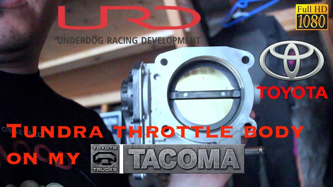 Tundra throttle body on my 2016 Tacoma with URD 76mm adapter plate - Tim's Tacoma Garage Ep. 40