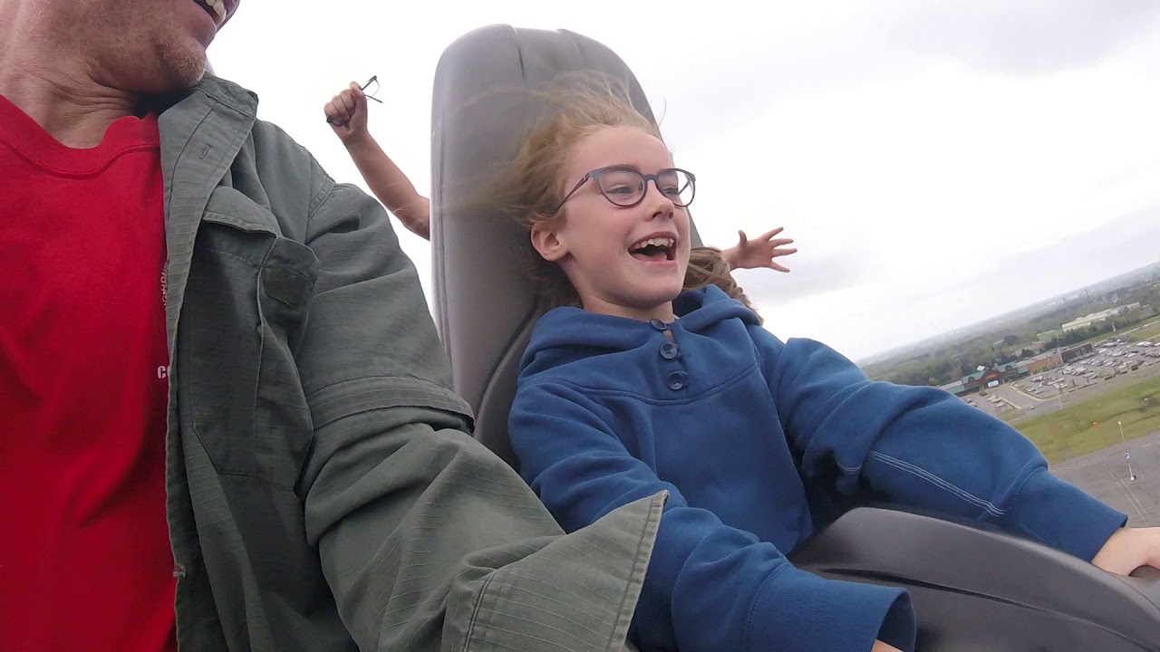 Annabelle Rides Intimidator Roller Coaster Carowinds 040719