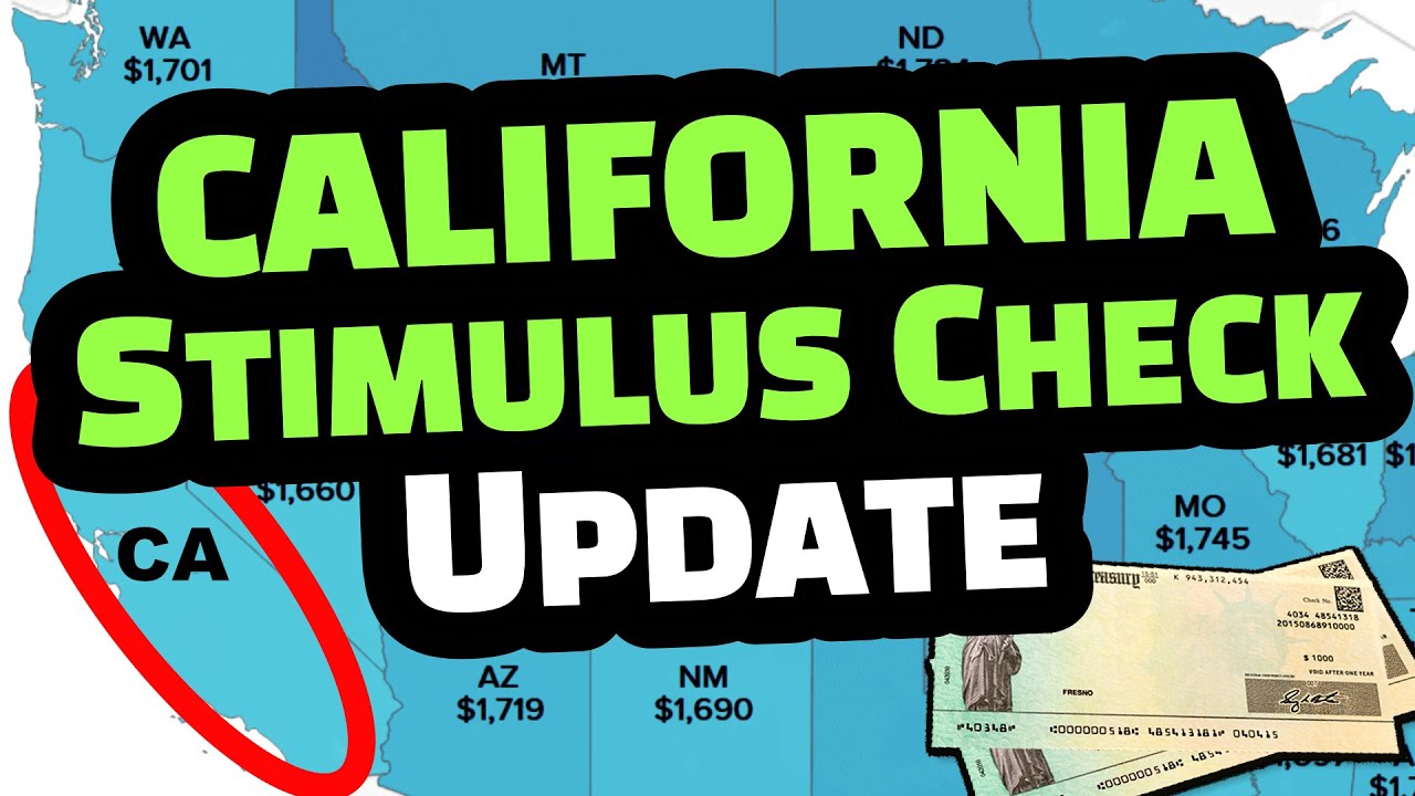 CALIFORNIA STIMULUS CHECK UPDATE : $1050 WHEN IS IT COMING ?