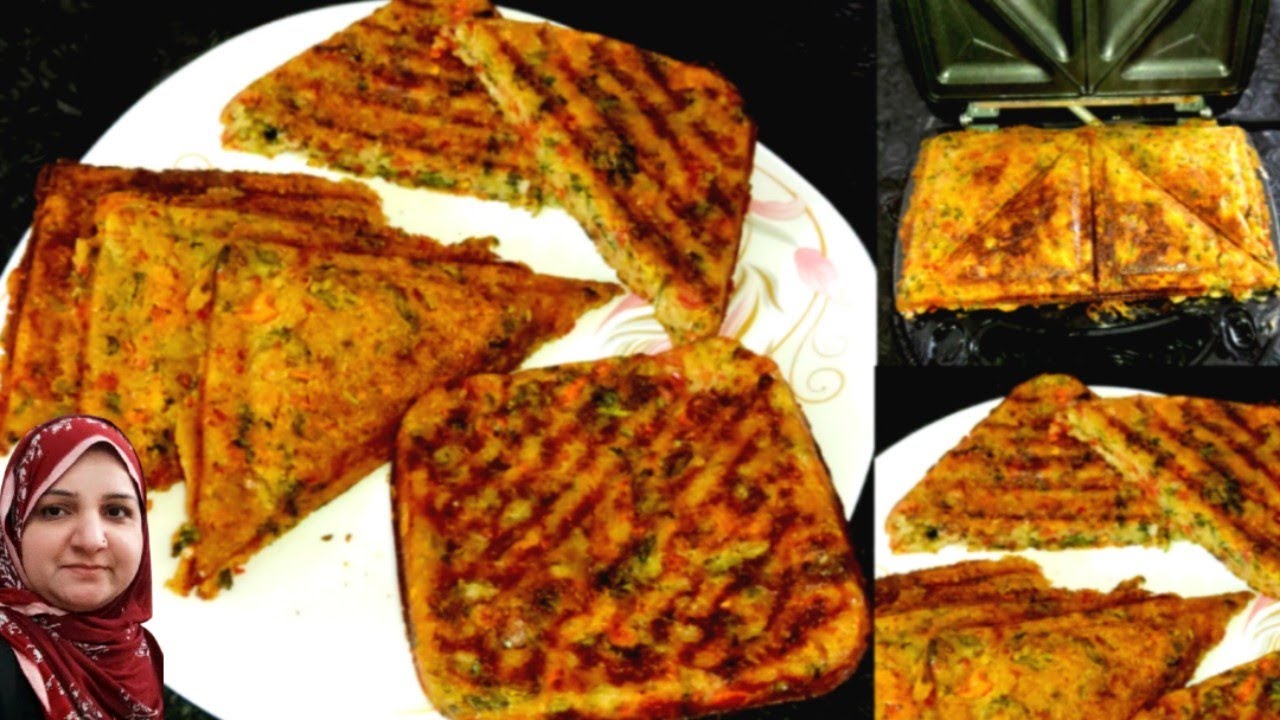 Cheese Toast in Sandwich Maker | Sooji Rawa Grill Sandwich for daily breakfast easy and quick snacks