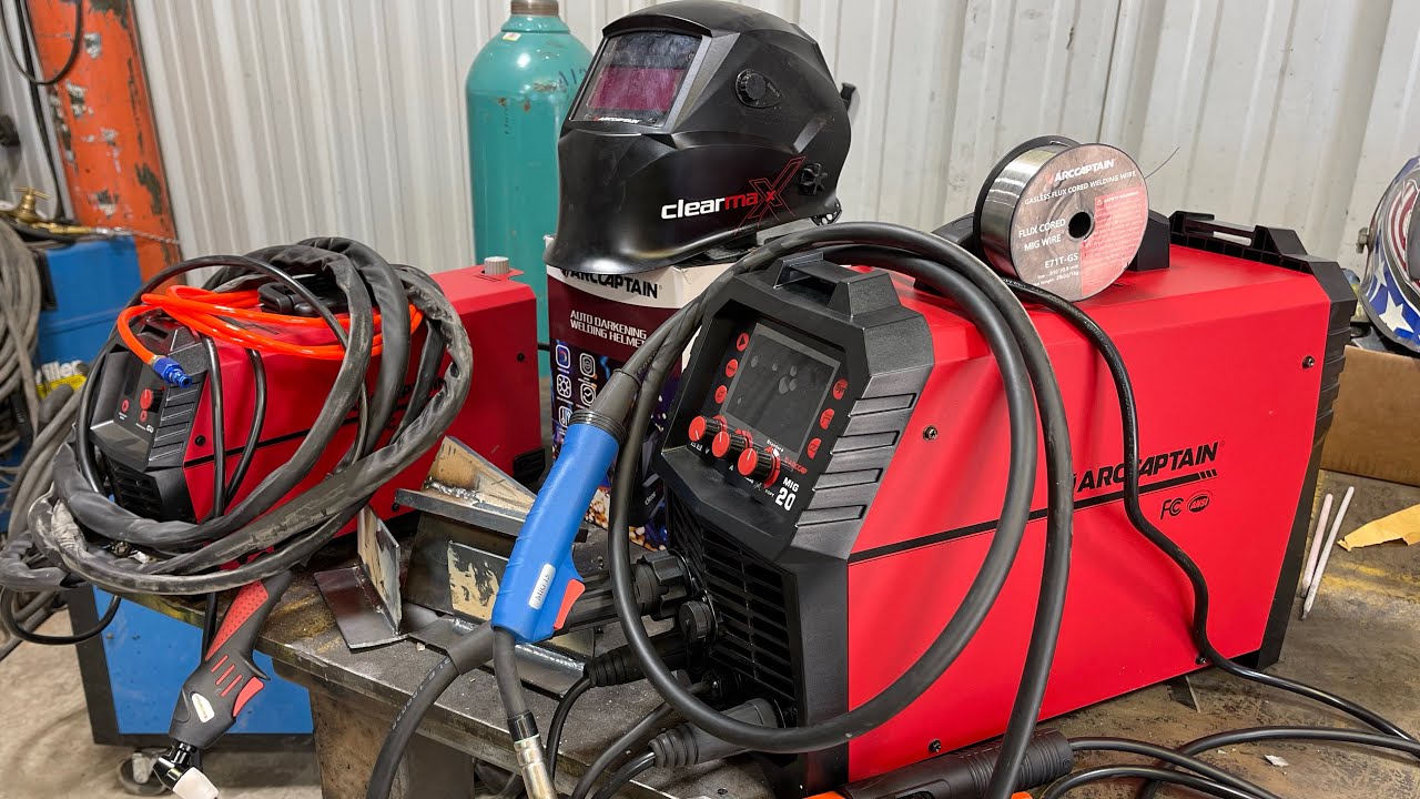 Arc Captain product review.  MIG 200, plasma cutter, and auto darkening helmet