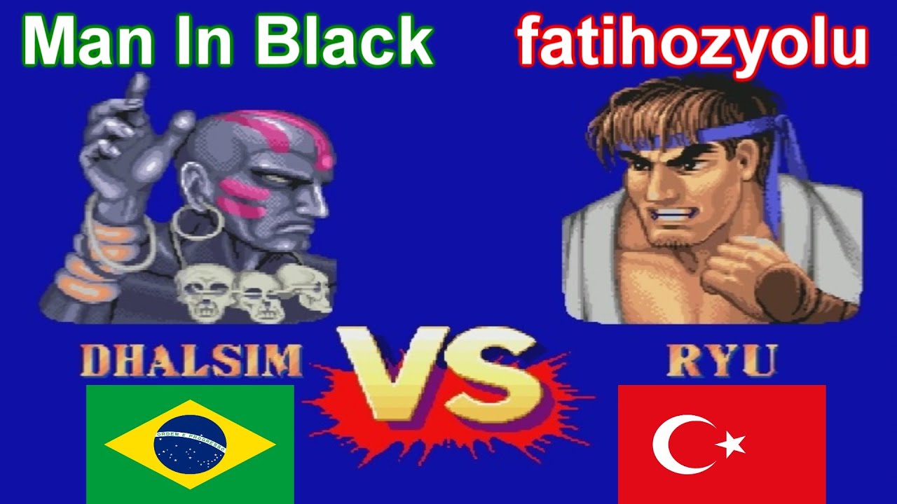 Street Fighter II': Champion Edition - Man In Black vs fatihozyolu FT5