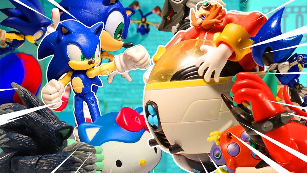 Sonic Stop Motion Crossover: Multi Dimensional