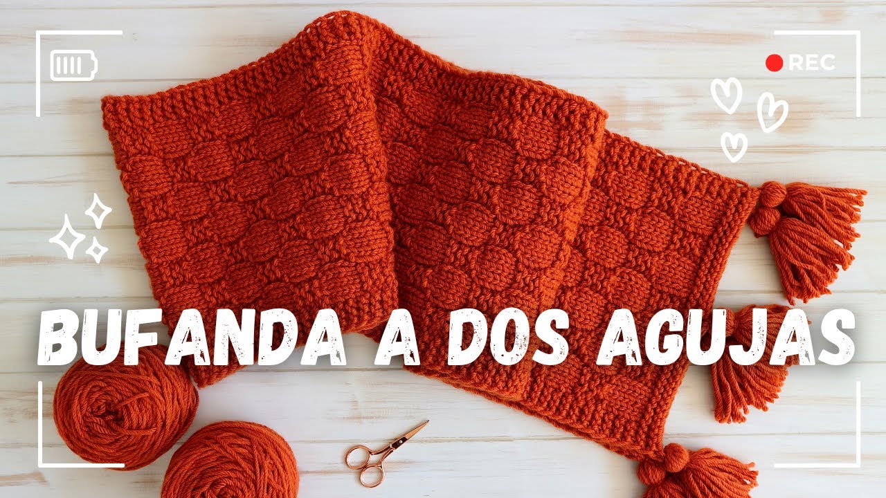 BUFANDA MAGNOLIA A DOS AGUJAS | KNITTED SCARF