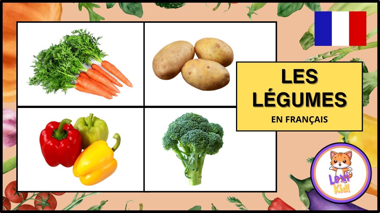 LES LÉGUMES POUR ENFANTS | Apprendre le vocabulaire