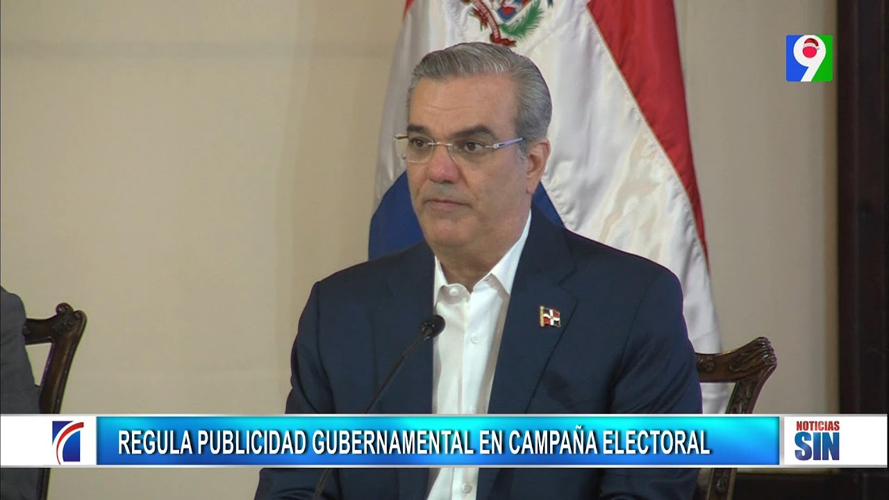 Abinader emitió decreto que regula publicidad gubernamental  | Primera Emisión SIN