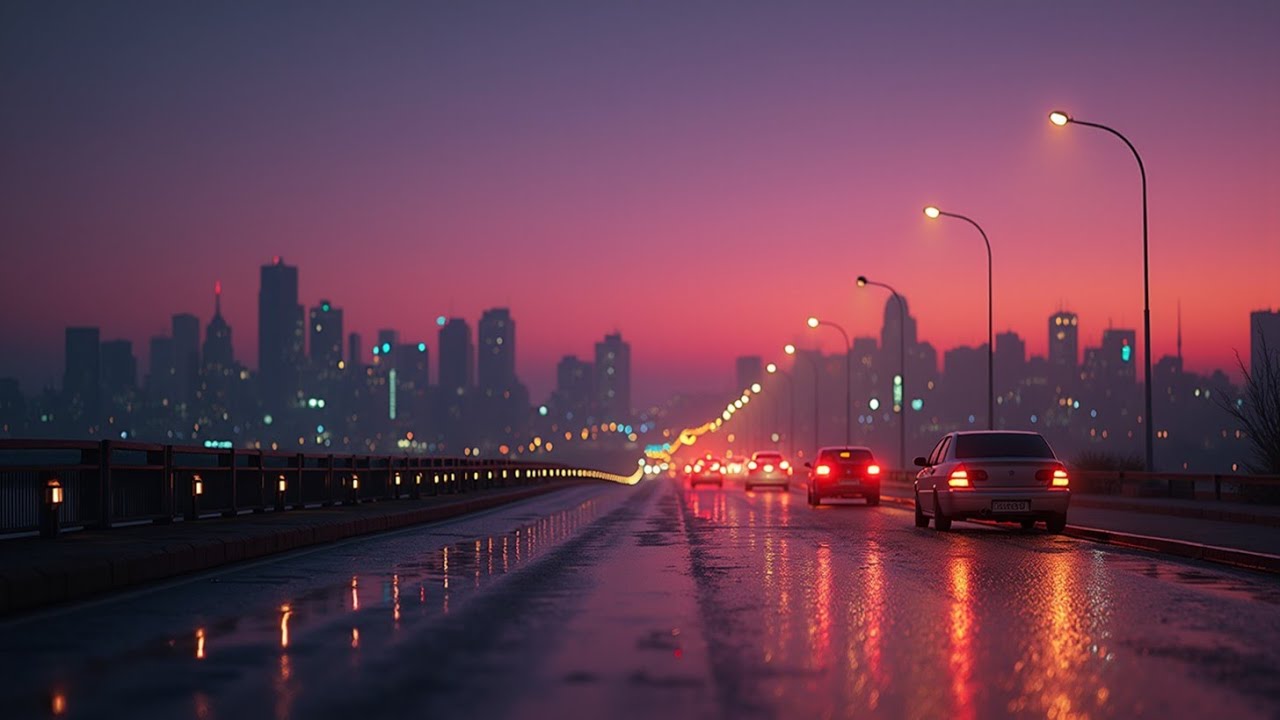 Chillhop Lofi Ночная поездка ~ Японские ретро City Pop Vibes для учебы, сна, концентрации