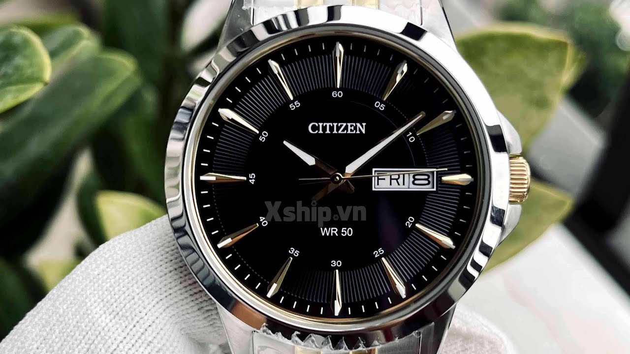 Xship.vn: Citizen Quartz Black Dial Men Watch BF2018-52E