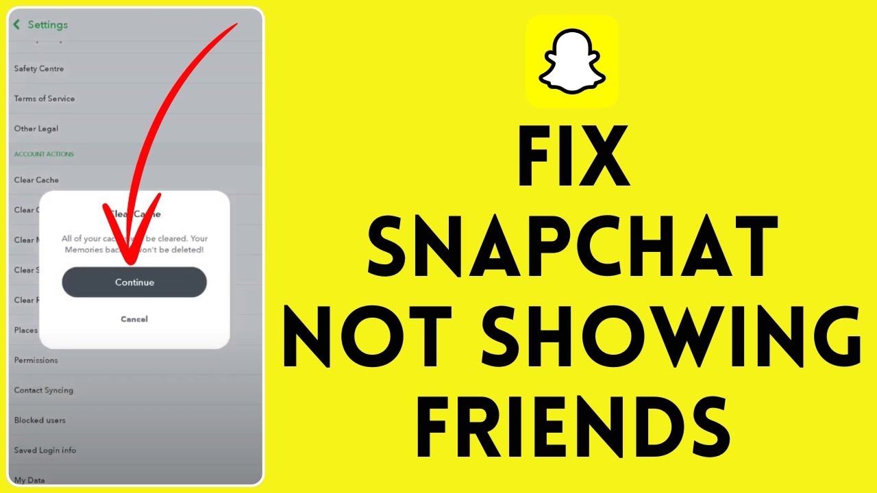 Как исправить ошибку &laquo;Не отображаются друзья в Snapchat 2024&raquo;