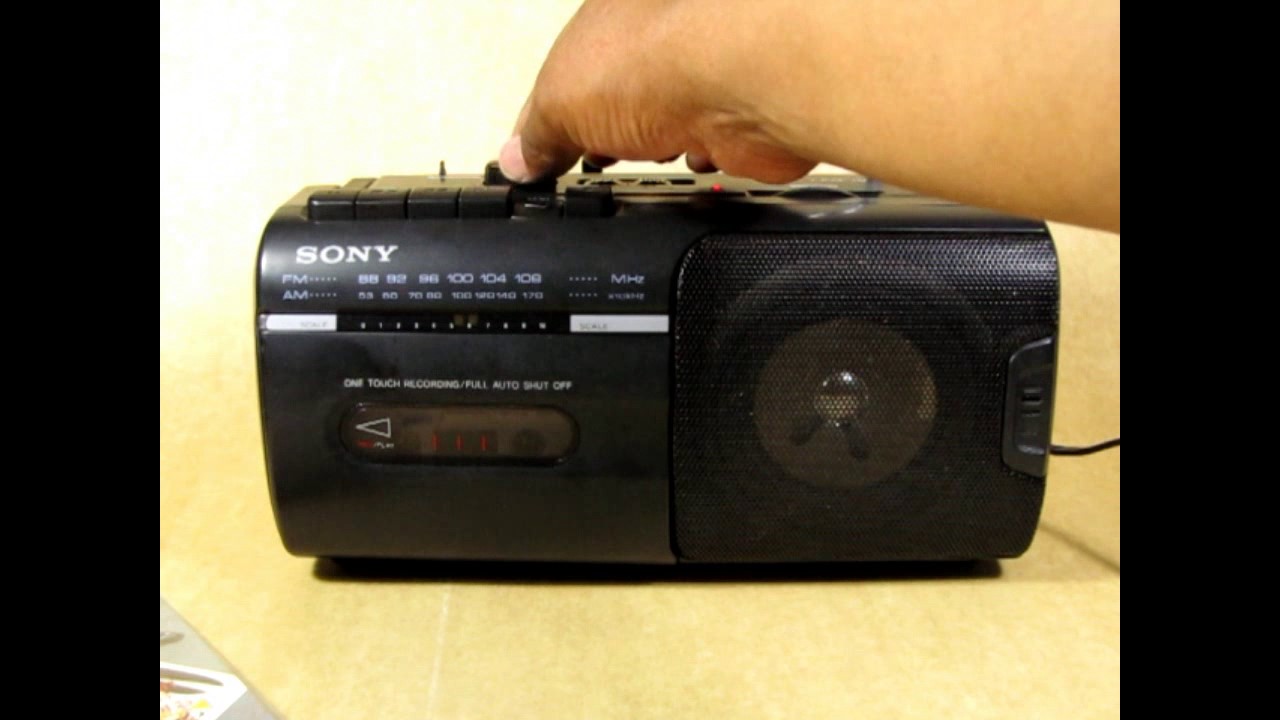 Radio Grabadora Sony