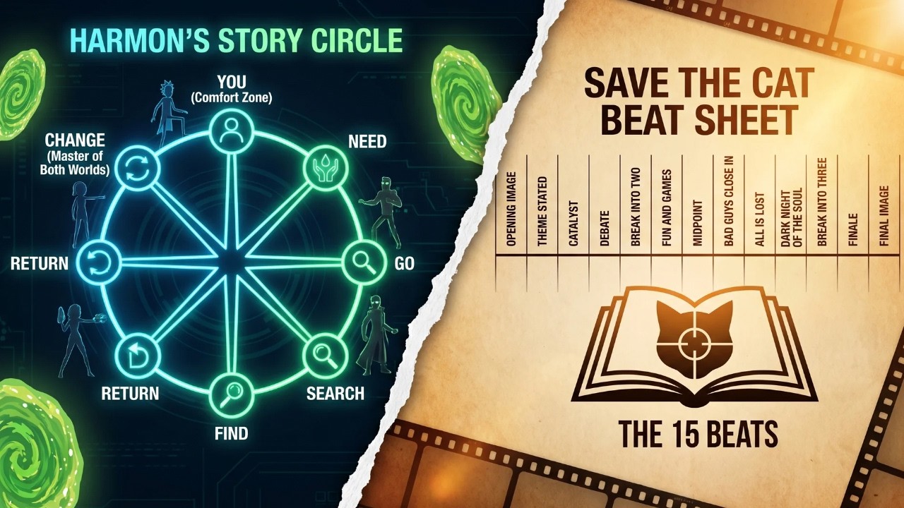 Story Structure: Save the Cat vs. Dan Harmon's Story Circle