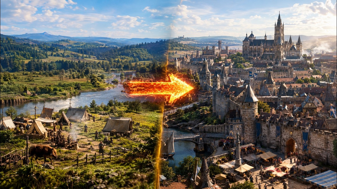 СТРОИТЕЛЬСТВО НОВОЙ ИМПЕРИИ С НУЛЯ! ЧТО СЕЙЧАС ПРОИСХОДИТ C MANOR LORDS?