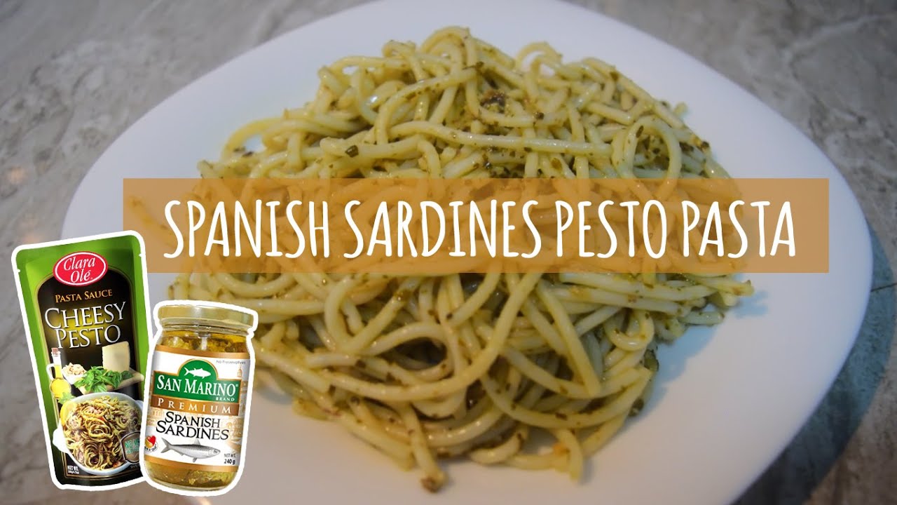 Spanish Sardines Pesto Pasta | Quick and Easy Recipe | Simple Meal Idea