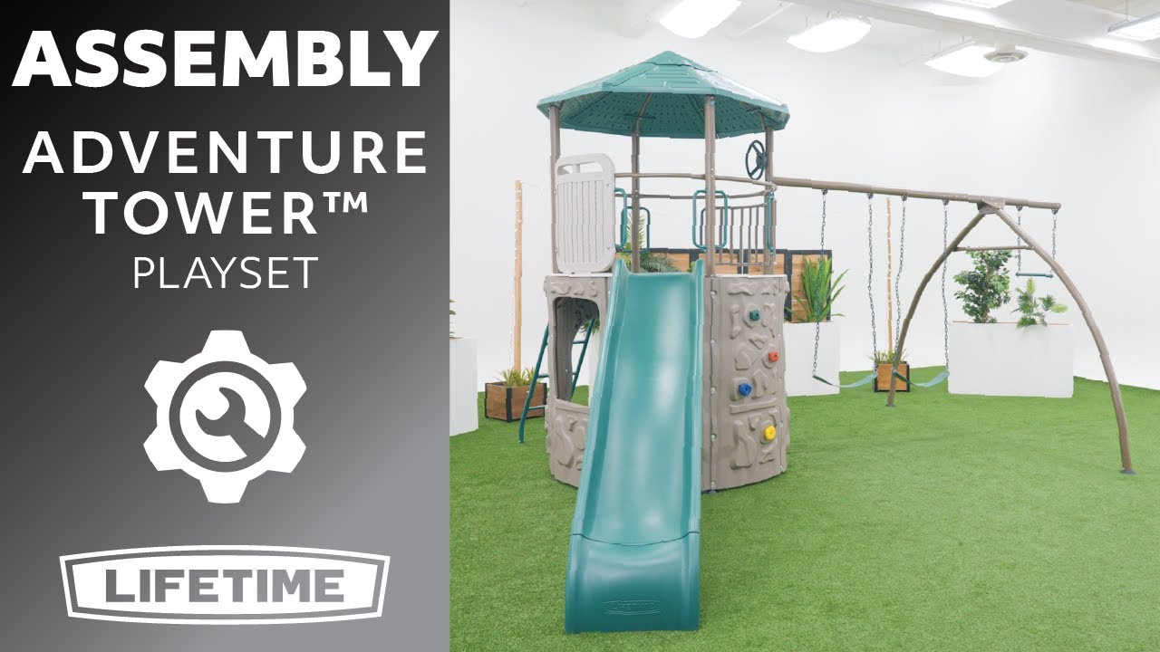 Lifetime Adventure Tower Playset | Lifetime Assembly