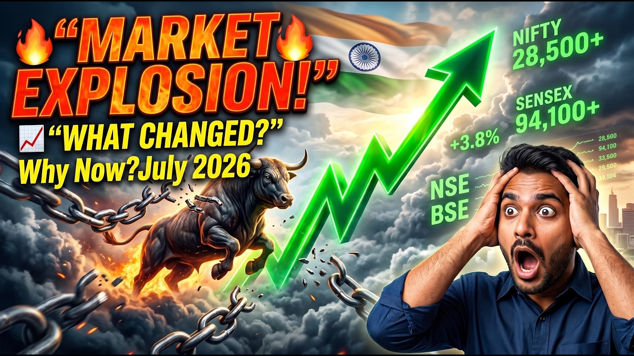Why Is Indian Stock Market Rising? Explained | Sensex & Nifty Rally Reasons July 2026