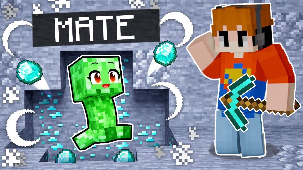 MI FINGO UN CREEPER AMICHEVOLE E AIUTO IL MIO AMICO MAX RANDOM a FINIRE MINECRAFT!!