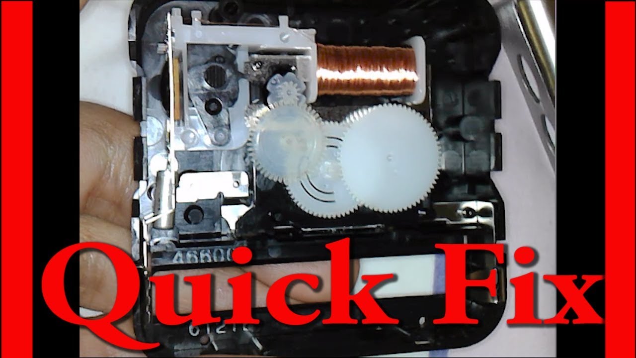 Quartz Clock Mechanism internals (disassembly) - how to fix time and date keeping