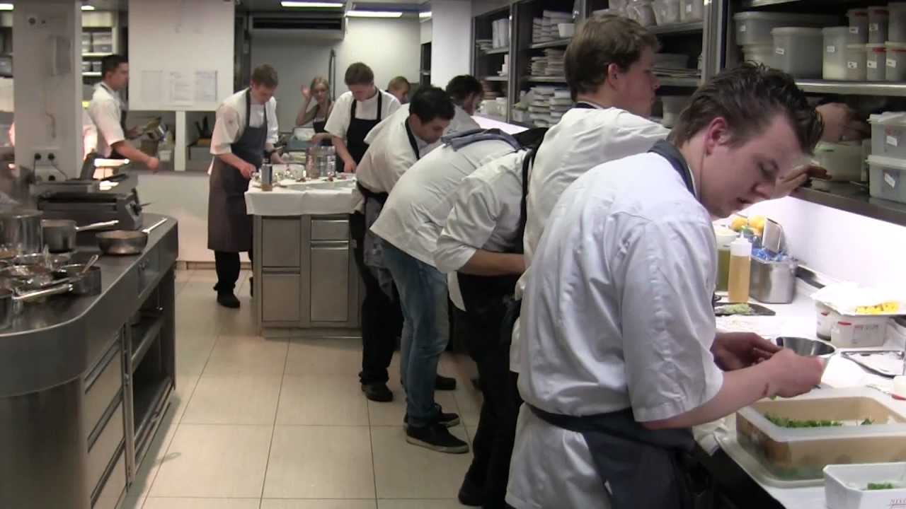 Busy at 3 Michelin star Oud Sluis