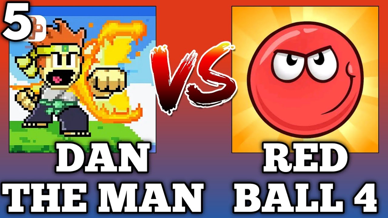 Red Ball 4 Vs Dan The Man | Gameplay 5