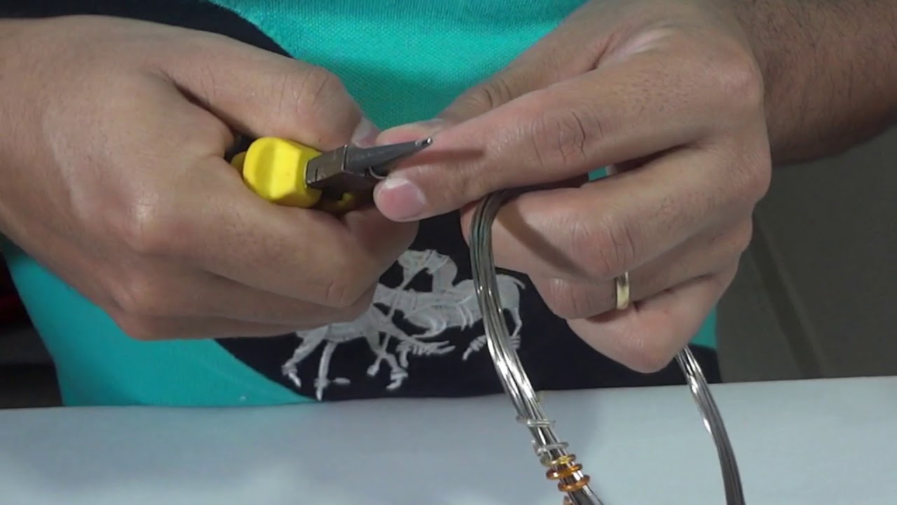 Fazendo argola split ring para iscas artificiais