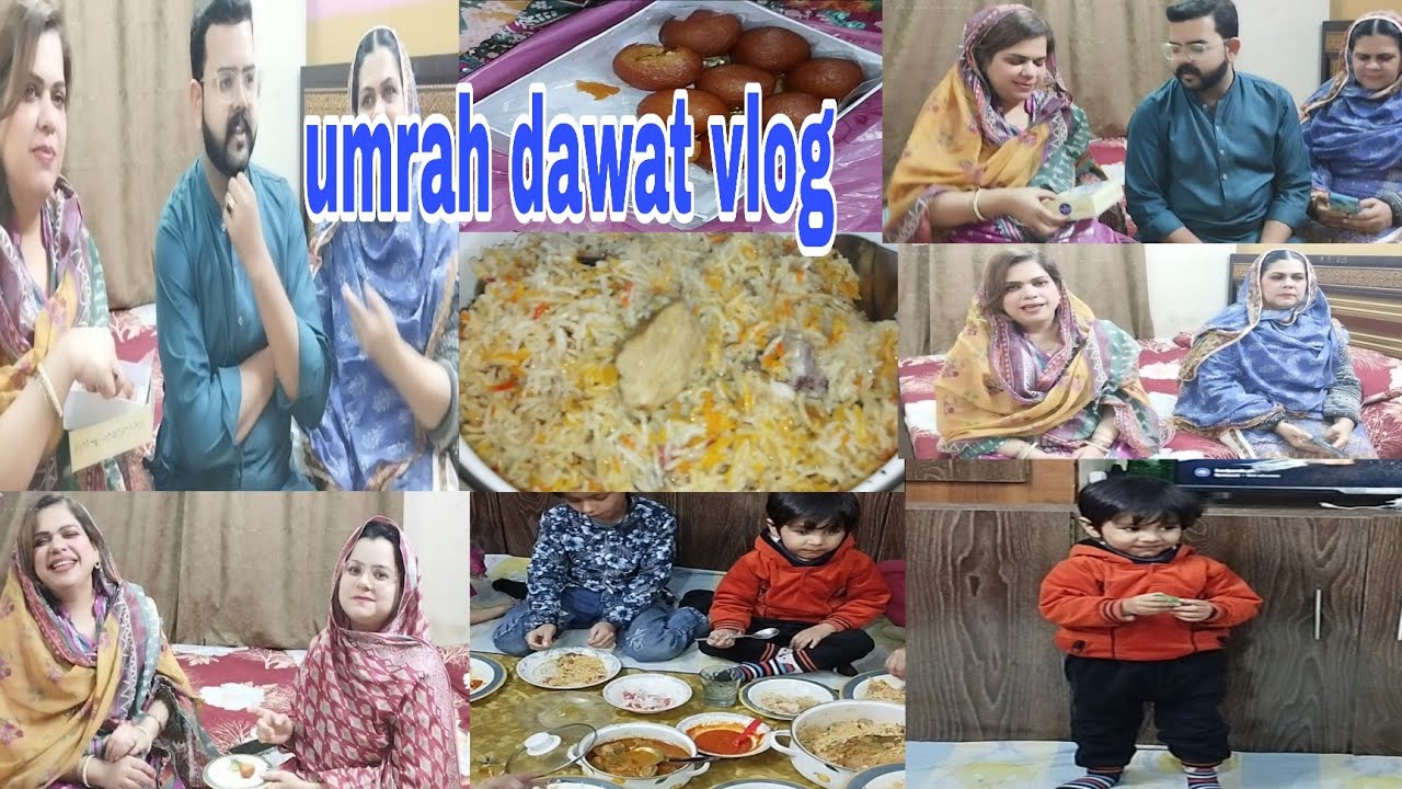 Umrah ki dawat vlog | umrah Mubarak | by Nazia zia official 