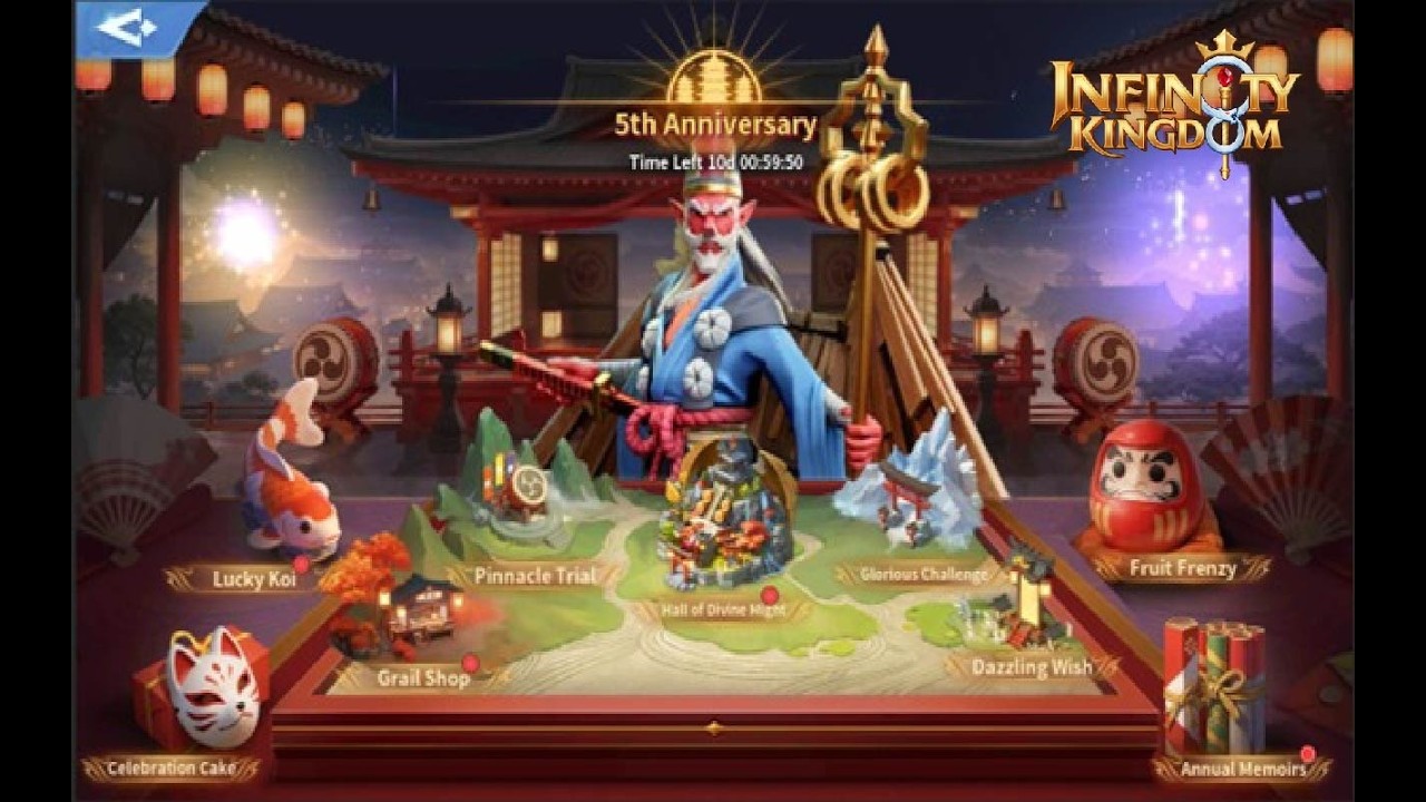 الذكرى الخامسة وصلت! 🎉 أقوى نظرة على الحدث لـ F2P والمنفقين | Infinity Kingdom ⚔️