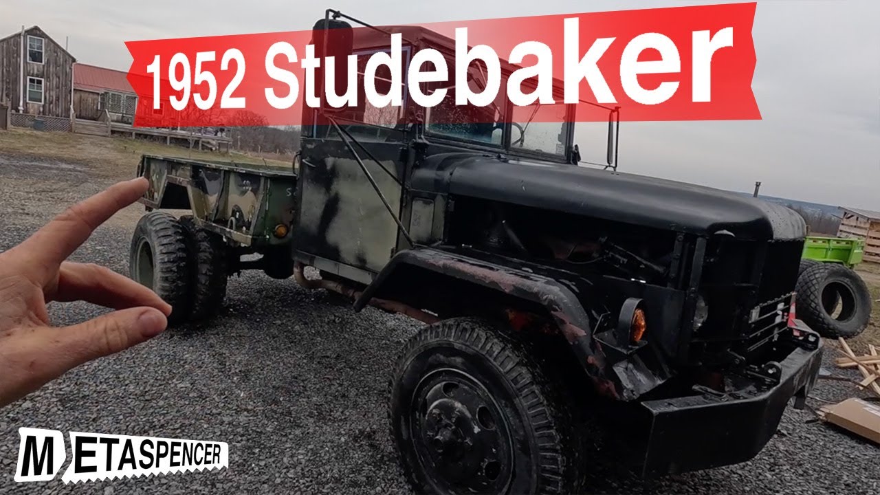 Новая двойка! 1952 Studebaker 2,5-тонный военный грузовик M35