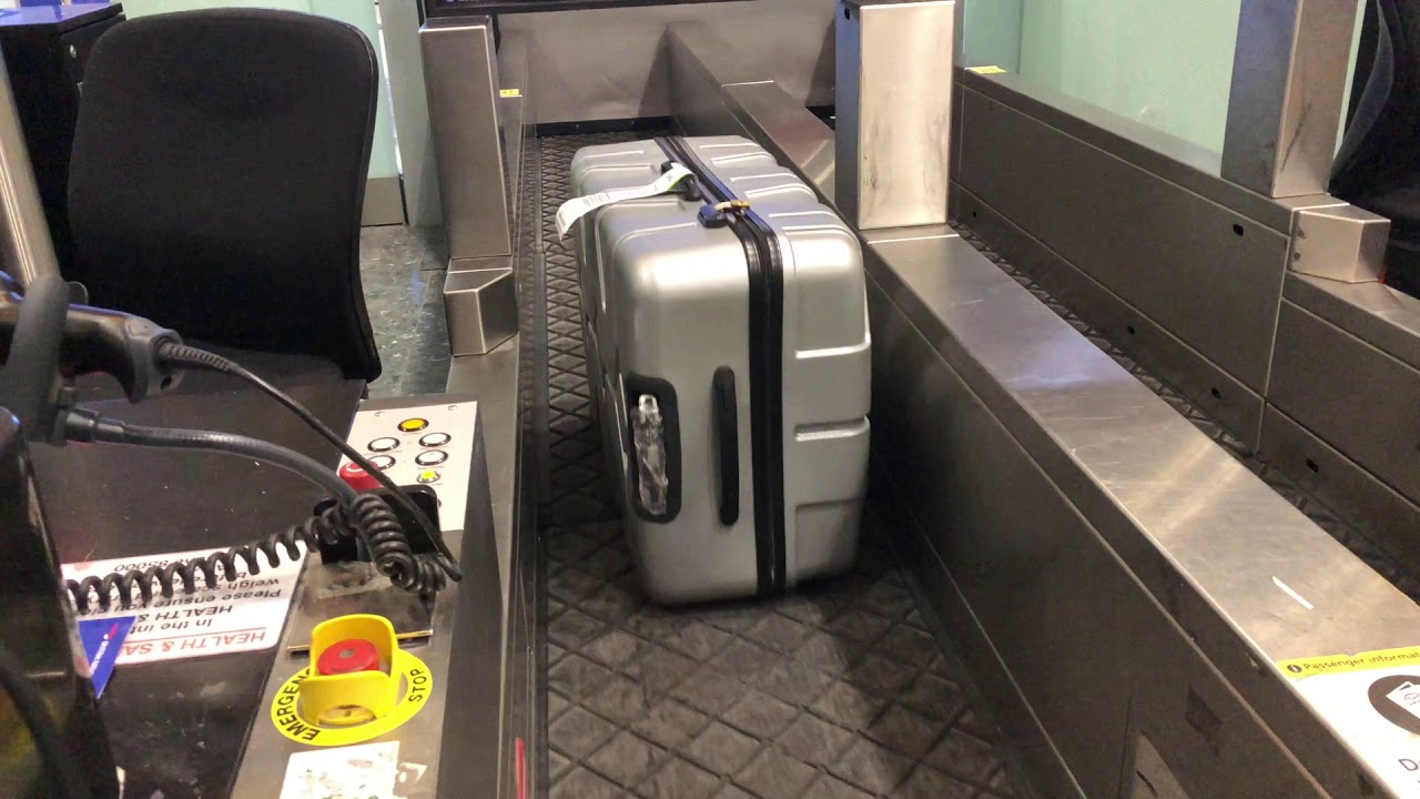 British Airways Automatic Self Bag Drop Off Kiosk