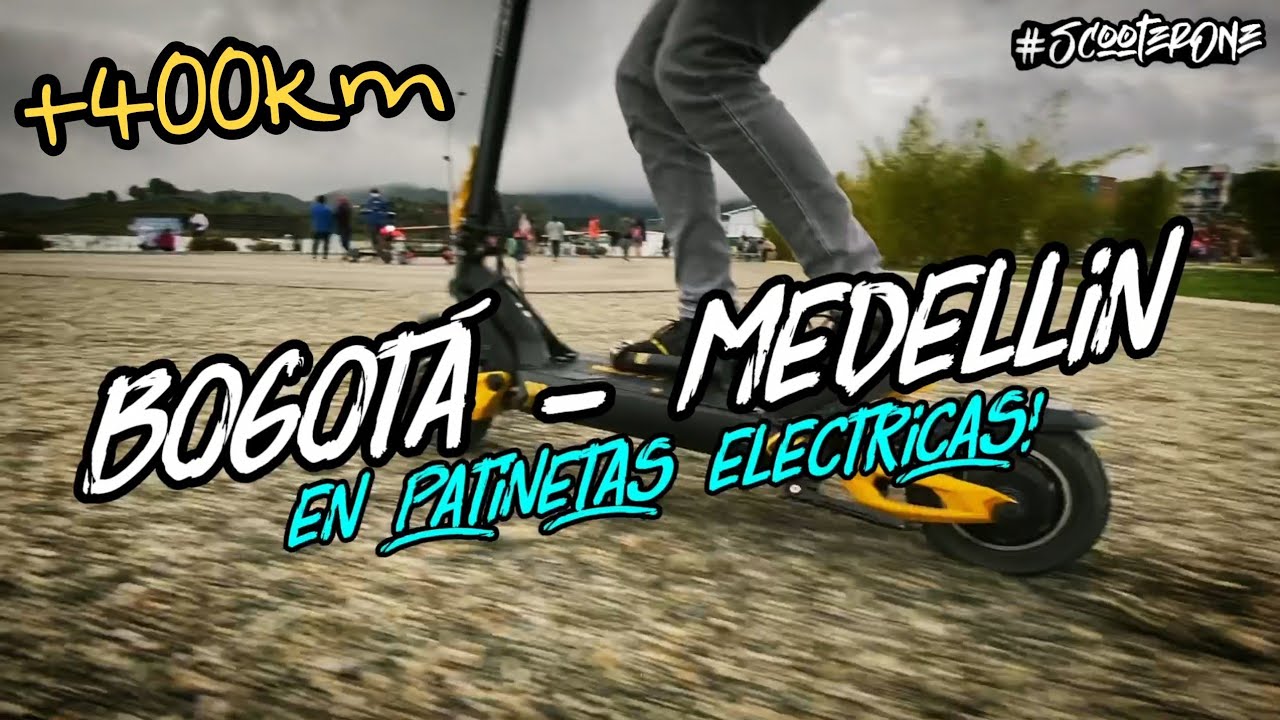Viajando de Bogotá a Medellín en Patineta Eléctrica | +400km de Ruta!