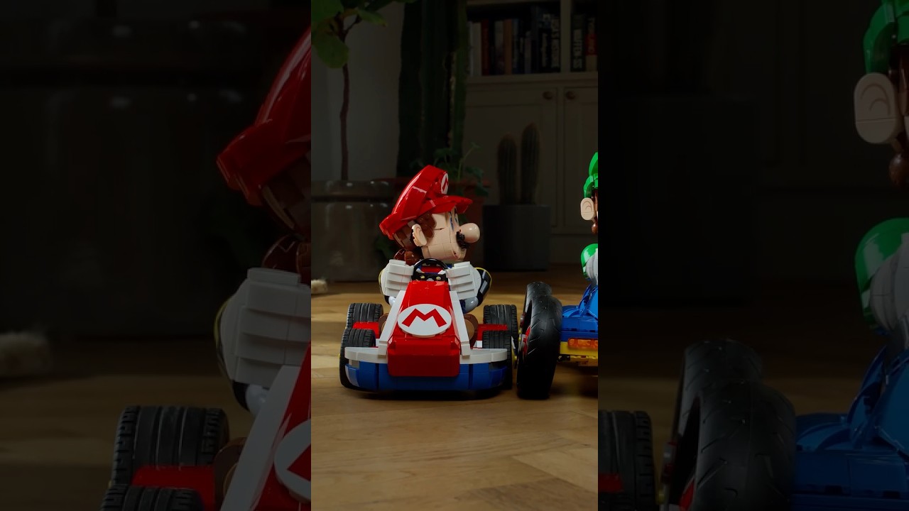 LEGO LUIGI KART #lego #mario #mariokart #luigi #nintendo