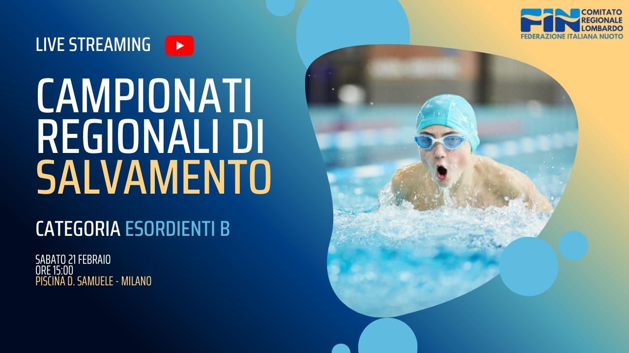 Campionati Regionali di Salvamento - Categoria Esordienti B (Milano - Piscina D. Samuele)