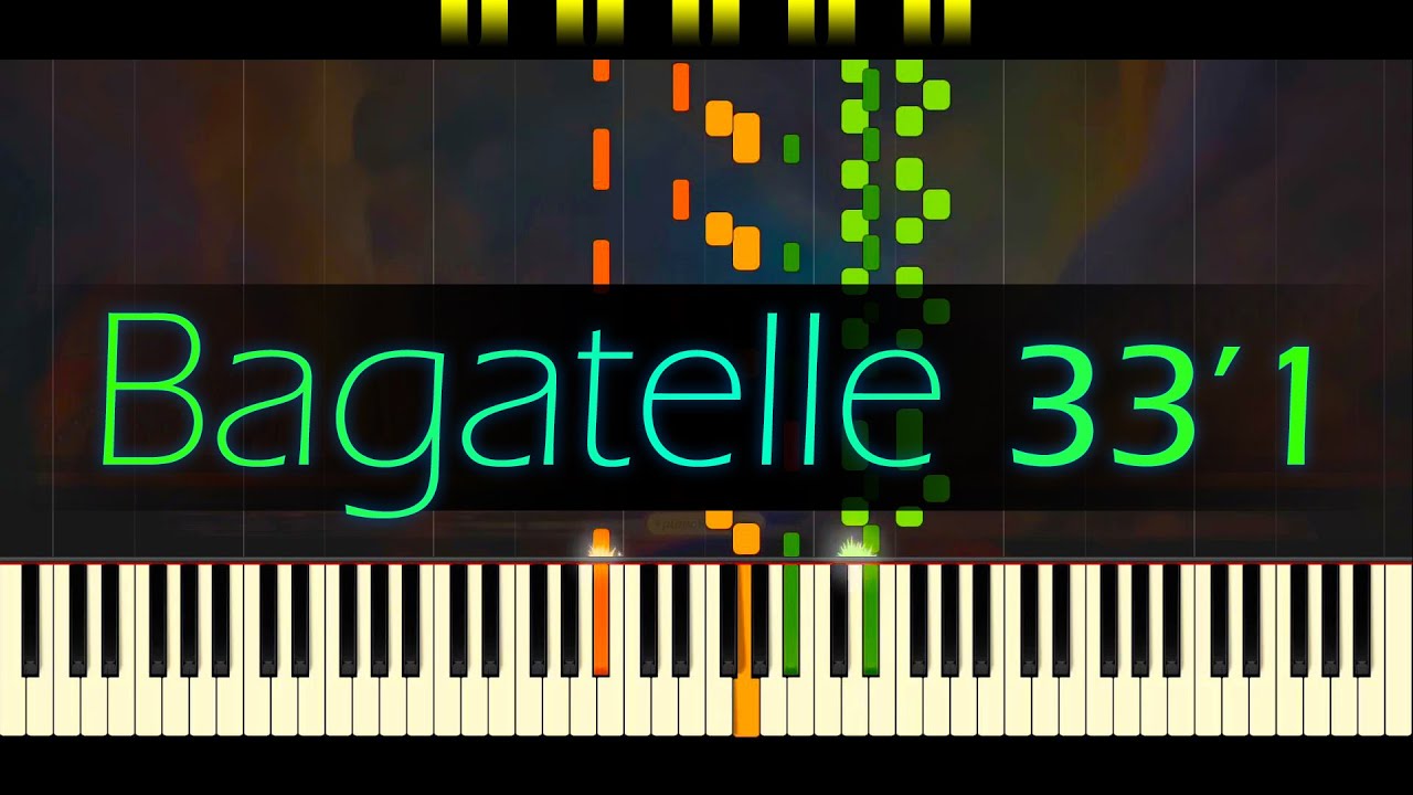 Bagatelle Op. 33 No.1 // BEETHOVEN