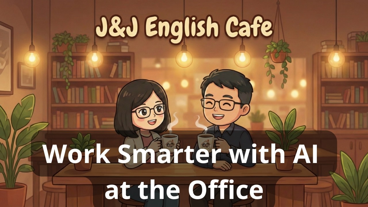 【J&J English Cafe】Ep.46: Work Smarter with AI at the Office