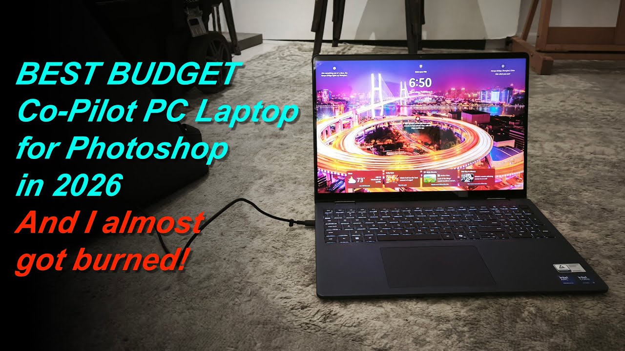 The best low cost Co-Pilot PC laptop for Photoshop and editing photos in 2026 I'm Rambling!