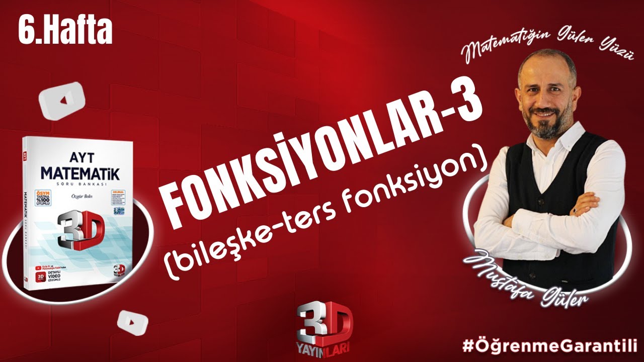 Fonksiyonlar-3 | Ters ve Bileşke Fonksiyon #öğrenmegarantili