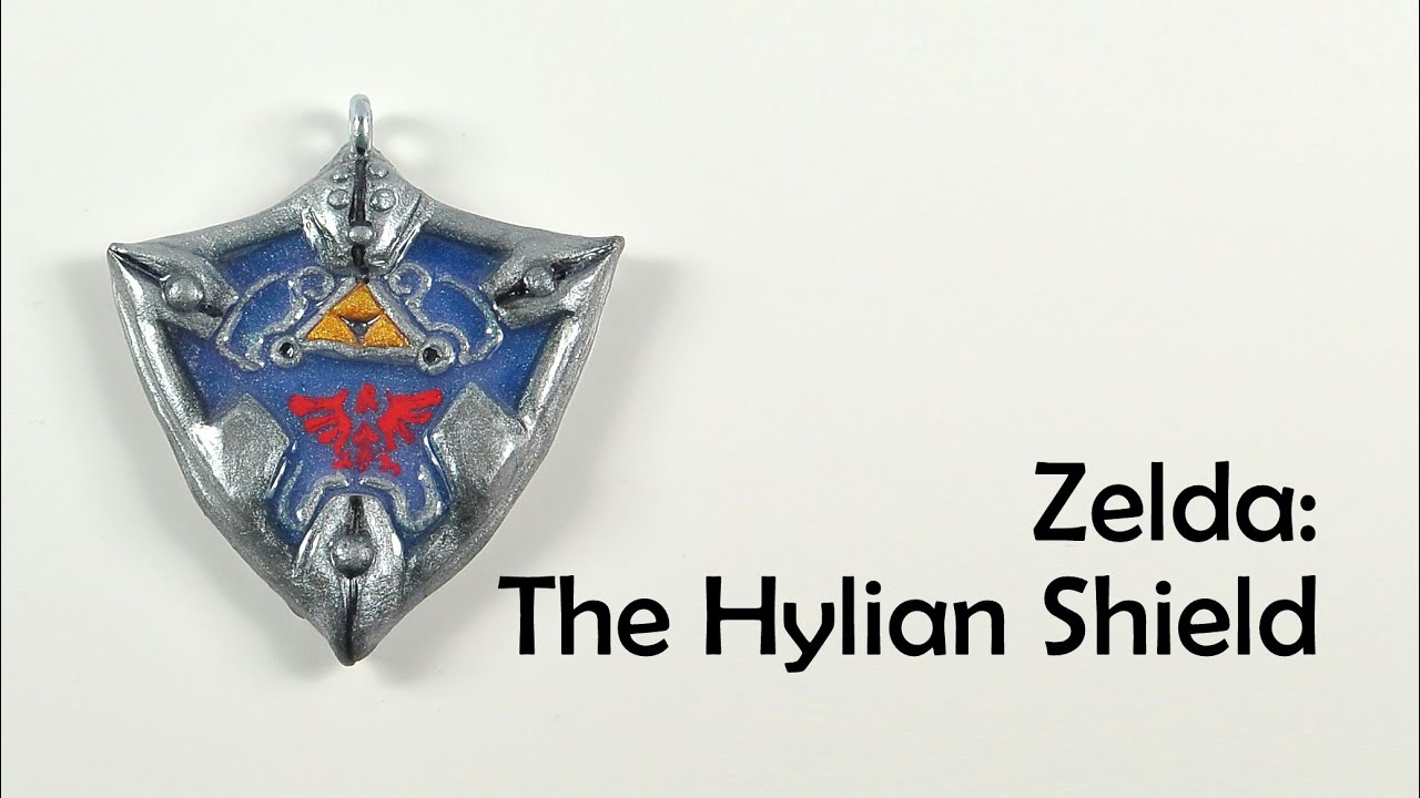 Legend of Zelda: The Hylian Shield - polymer clay TUTORIAL