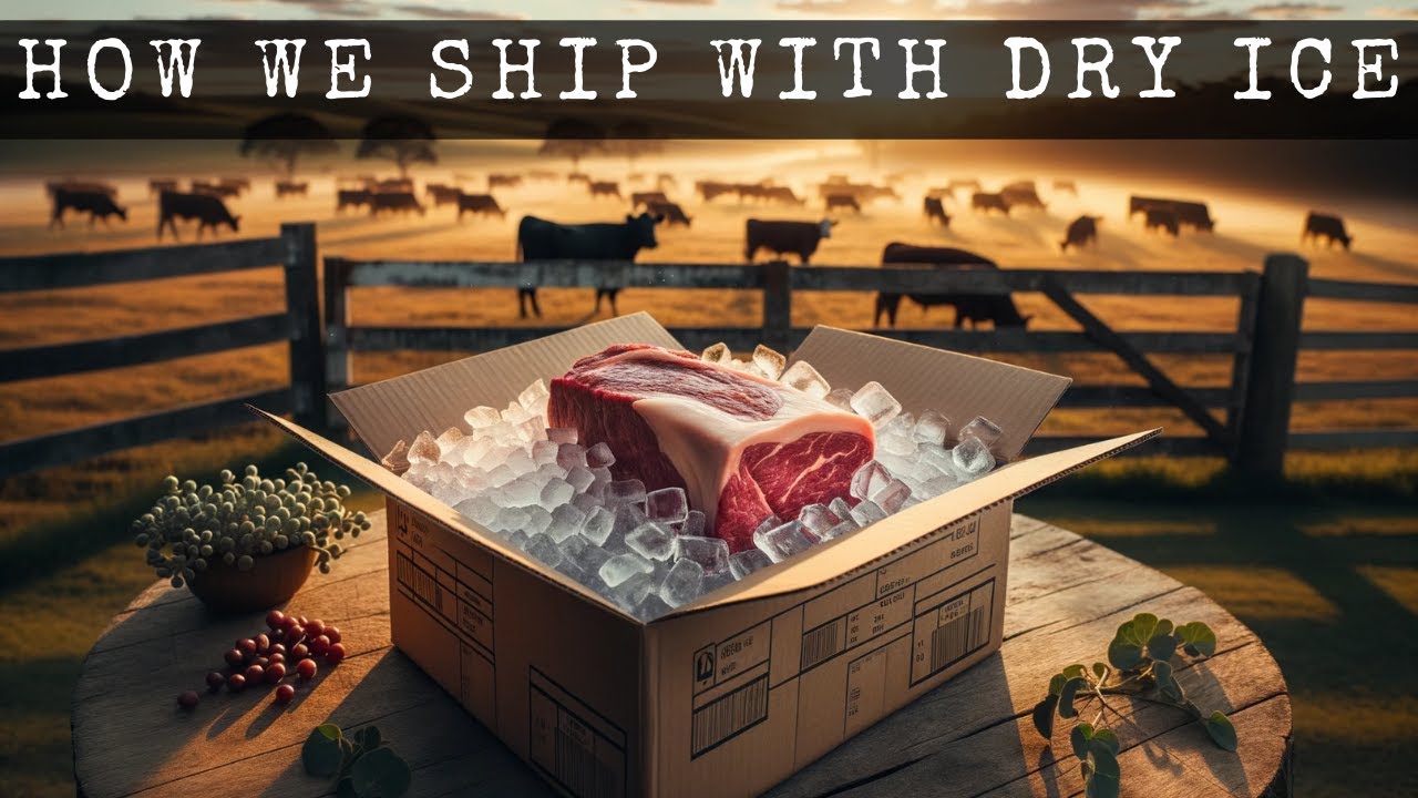 How We Use Dry Ice & Insulation to Ship Farm-Fresh Beef Nationwide