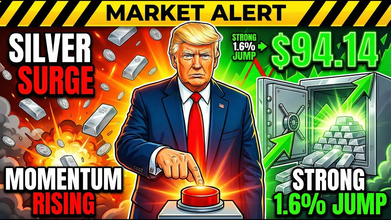 Silver Surges Higher — $94.14 Reached After a Strong 1.6% Jump