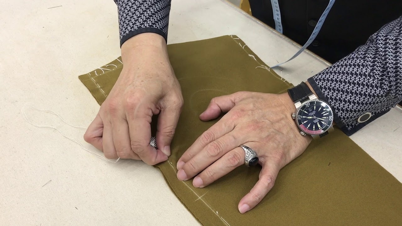 【金興西服  全手工西服製作-8.前後身片定型處理】