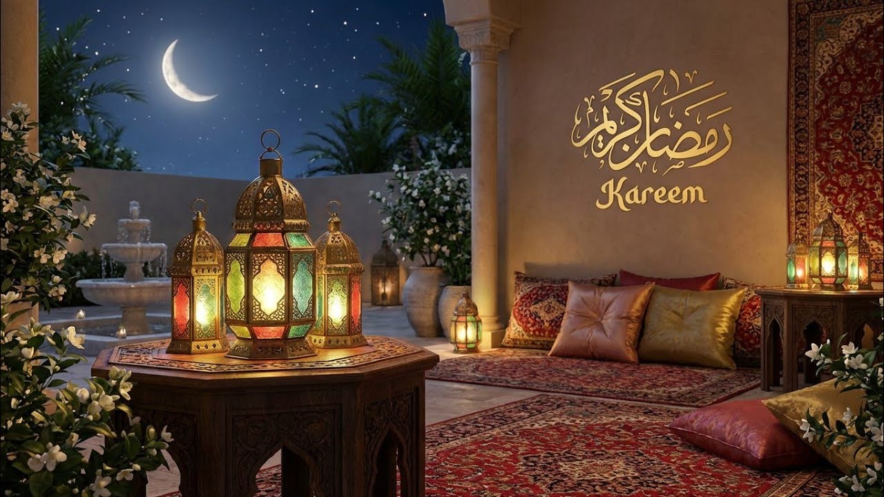 أنوار الفوانيس موسيقى رمضانية تنبض بالدفء والسعادة، تعكس أجواء الليالي الرمضانية المضيئة #ramadan
