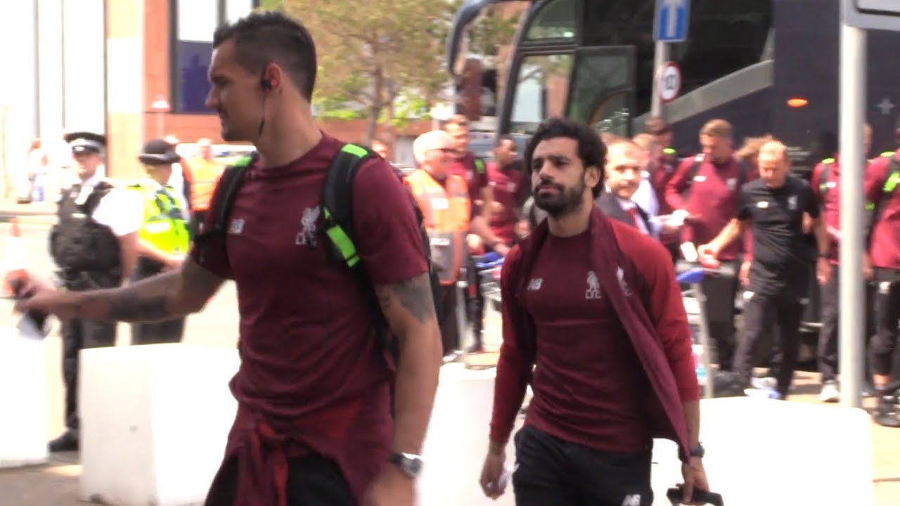 Liverpool Squad Arrive At John Lennon Airport Ahead Of Champions League Final