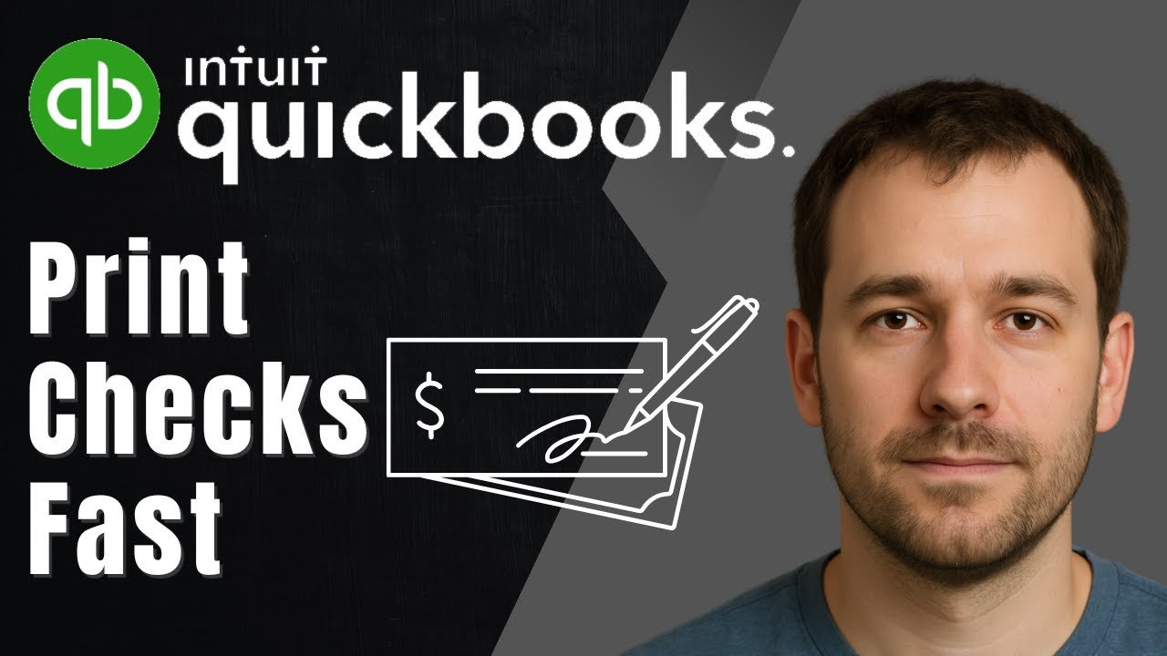 QuickBooks Online: How to Print a Check (2025 Accounting & Bookkeeping Tutorial)
