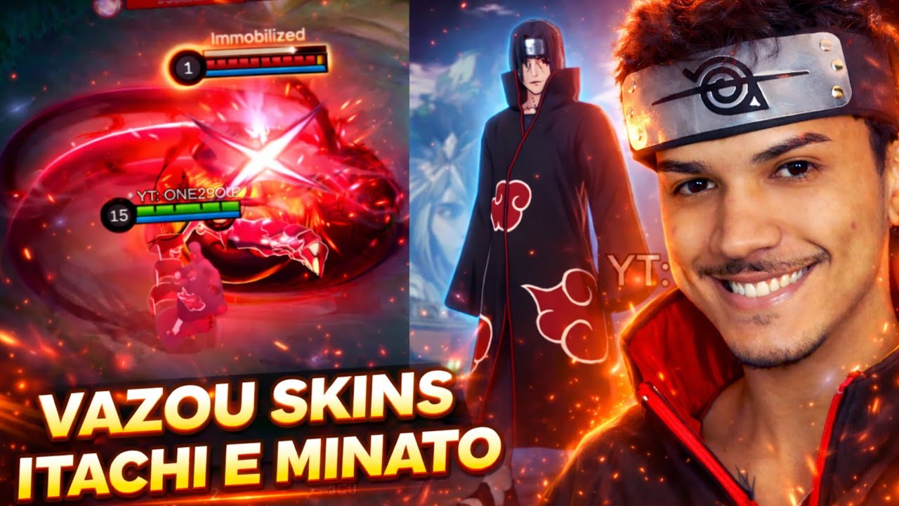 VAZARAM AS SKINS DE NARUTO… ISSO NÃO ERA PRA TER SAÍDO