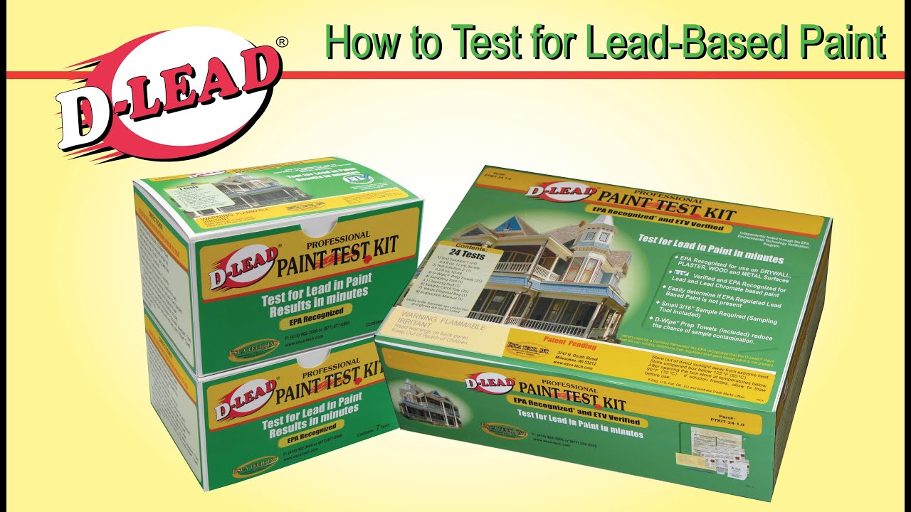 Test for Lead Paint with the D-Lead Paint Test Kit