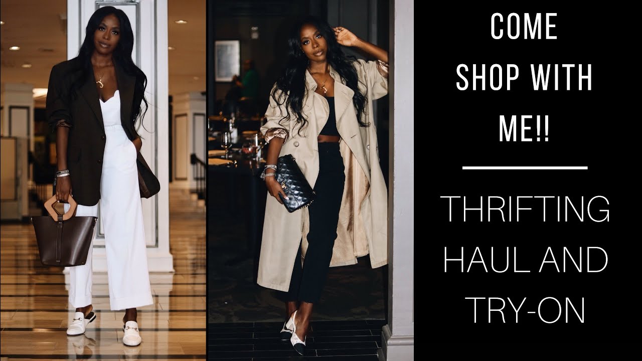 Thrifting Haul and Try On: Come Shopping With Me