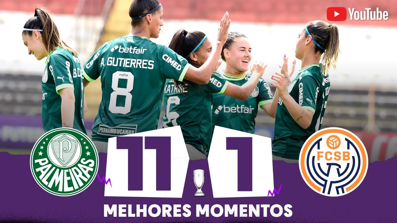 PALMEIRAS 11 X 1 SKA BRASIL | MELHORES MOMENTOS | 10ª RODADA | PAULISTÃO FEMININO 2023